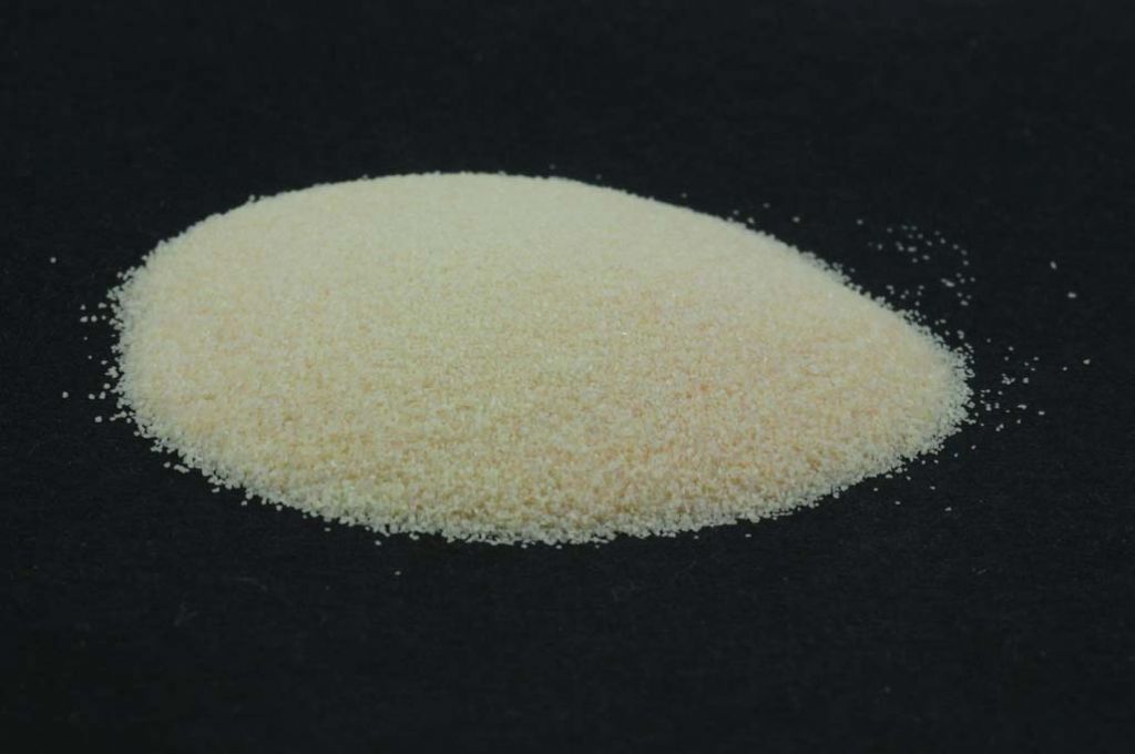 Barevné sklo, starorůžové, neprůhledné, mletí 5, 100 g