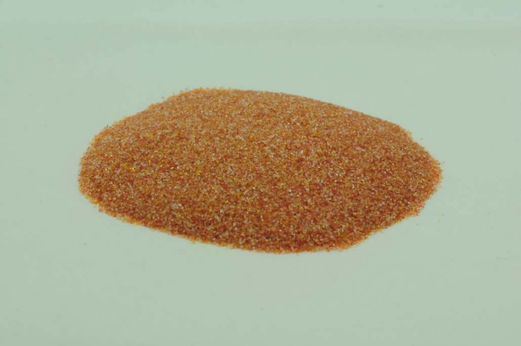 Barevné sklo, Aurora načervenalé, průhledné, mletí 5, 100 g