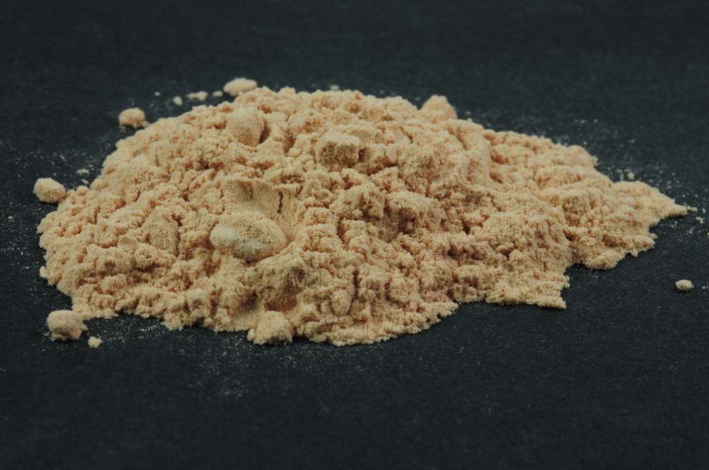 Barevné sklo, nové červené, průhledné, mletí 1, 100 g