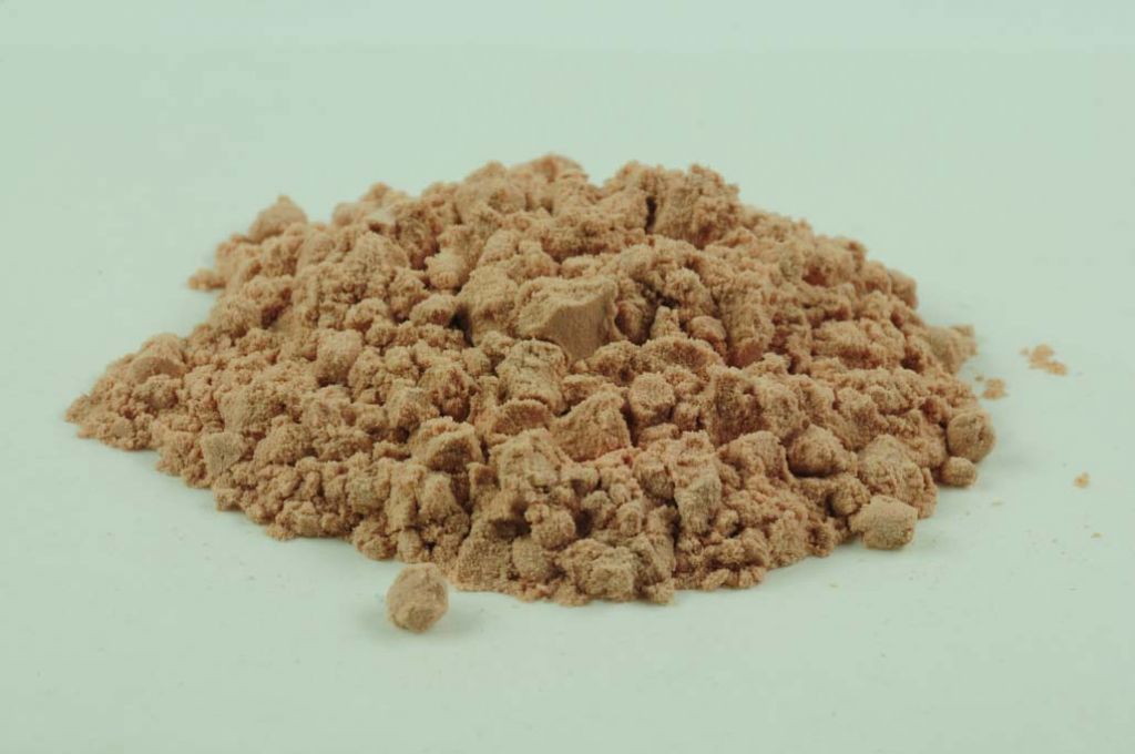 Barevné sklo, starožitné červené, neprůhledné, mletí 1, 100 g