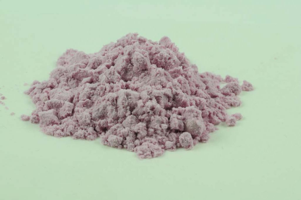 Barevné sklo, vínově červené, průhledné, mletí 1, 100 g