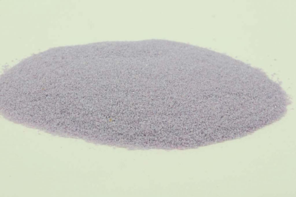 Barevné sklo, Lila červená, neprůhledné, mletí 5, 1 kg