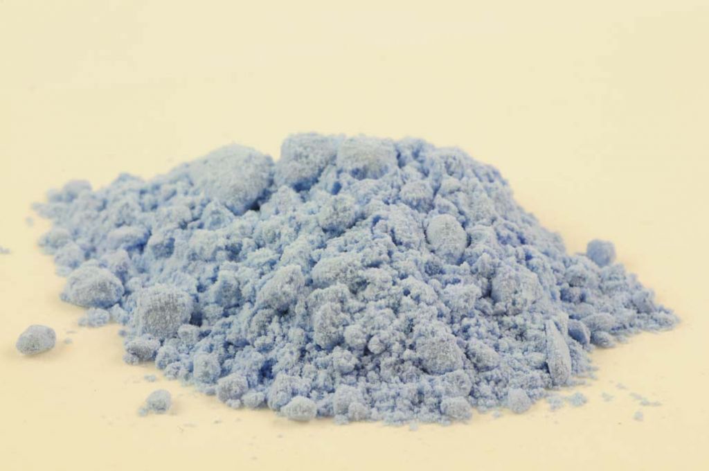 Barevné sklo, sytě modrá, neprůhledné, mletí 1, 100 g