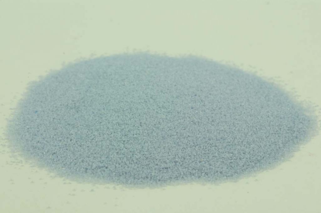 Barevné sklo, opálově modrošedé, neprůhledné, mletí 5, 100 g