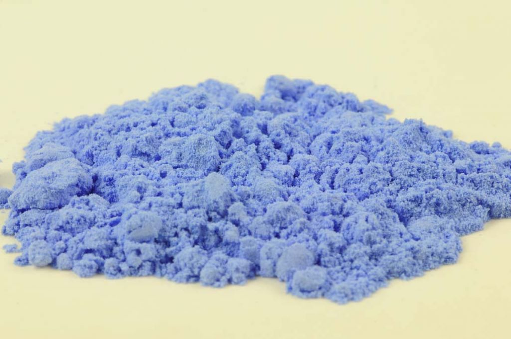 Barevné sklo, Sari Blue, průhledné, mletí 1, 1 kg