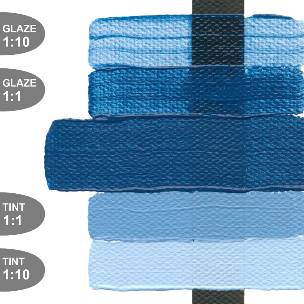 Golden HEAVY BODY ACRYLICS, Cerulean Blue Deep, 59 ml