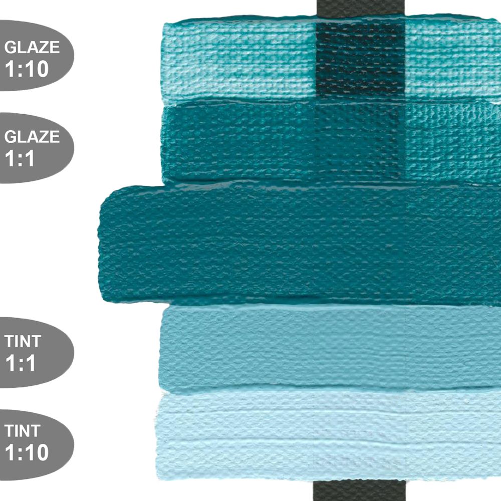 Golden HEAVY BODY ACRYLICS, Cobalt Turquois Dark