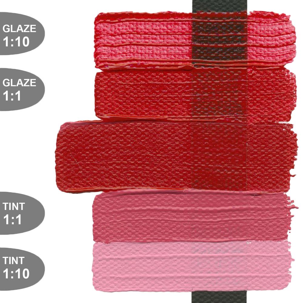 Golden HEAVY BODY ACRYLICS, Pyrrole Red Dark, 148 ml