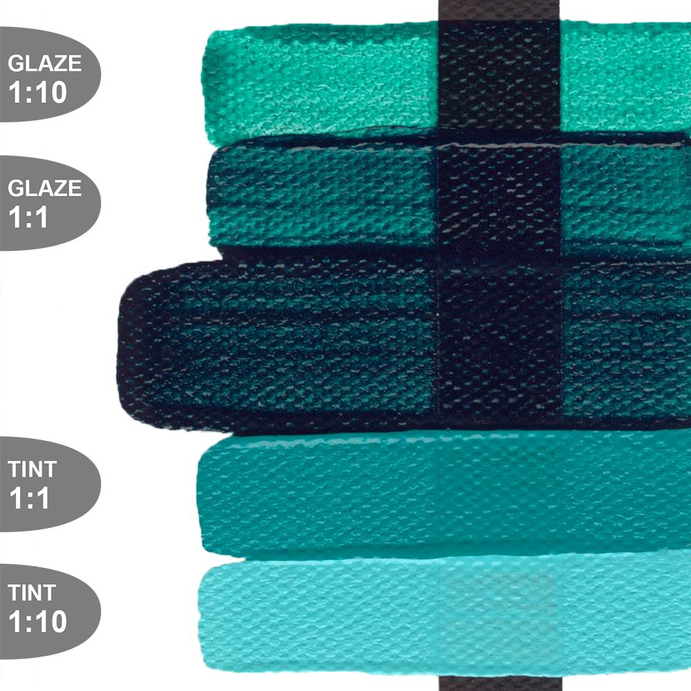 Golden FLUID ACRYLICS, Turquoise, phthalo, 30 ml