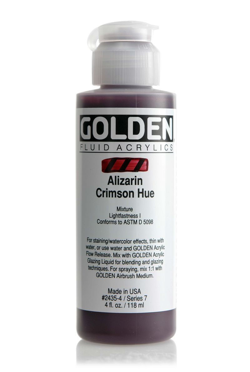Golden FLUID ACRYLICS, Alizarin Crimson Hue