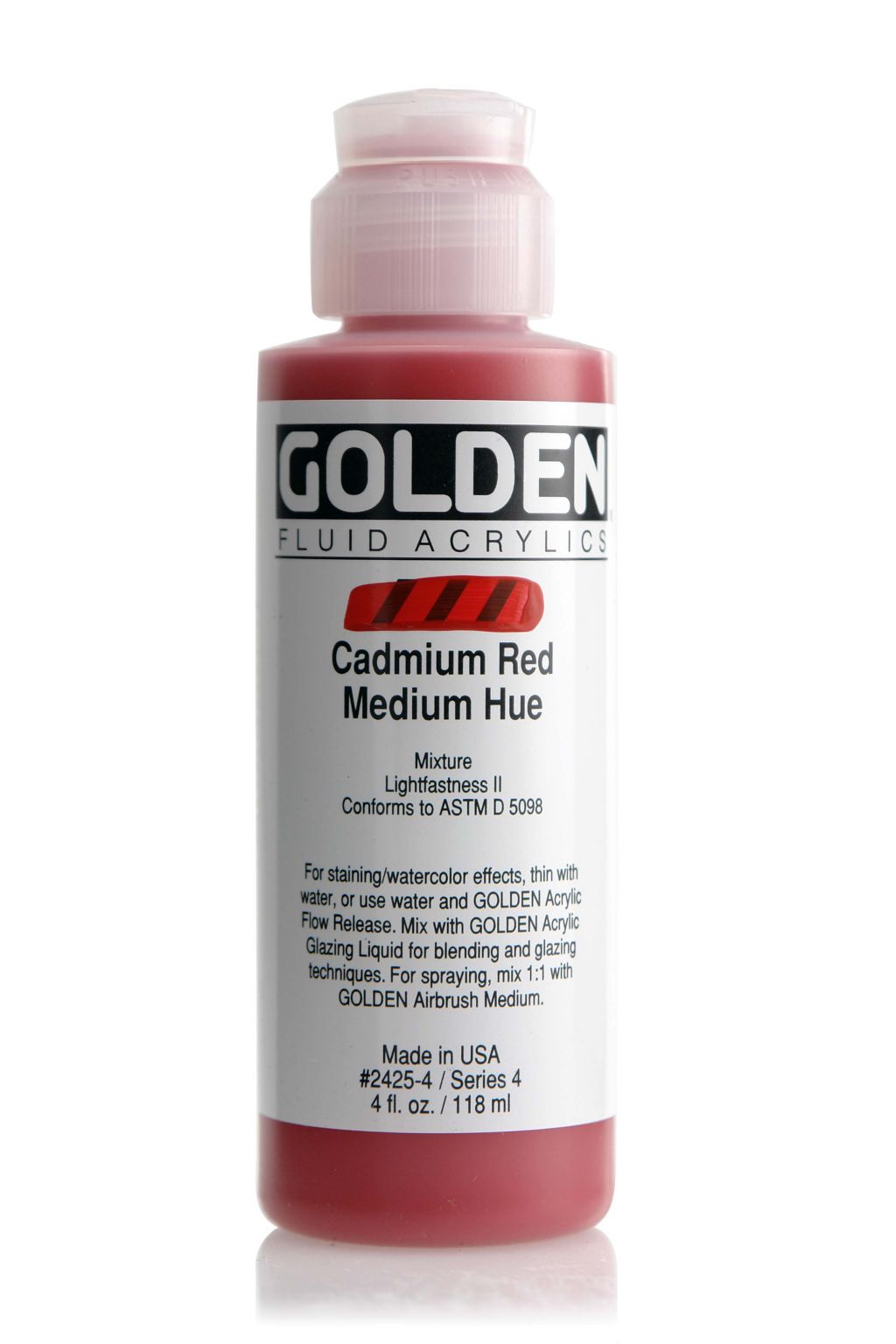 Golden FLUID ACRYLICS, Cadmium Red Medium Hue
