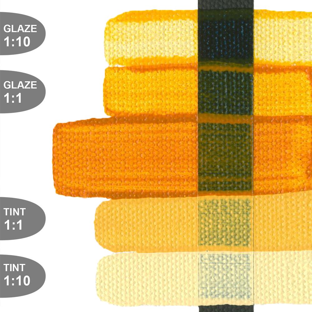 Golden FLUID ACRYLICS, Indian Yellow Hue, 118 ml