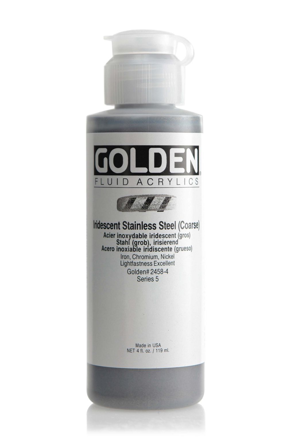 Golden FLUID IRIDESCENT Stainless Steel (coarse)