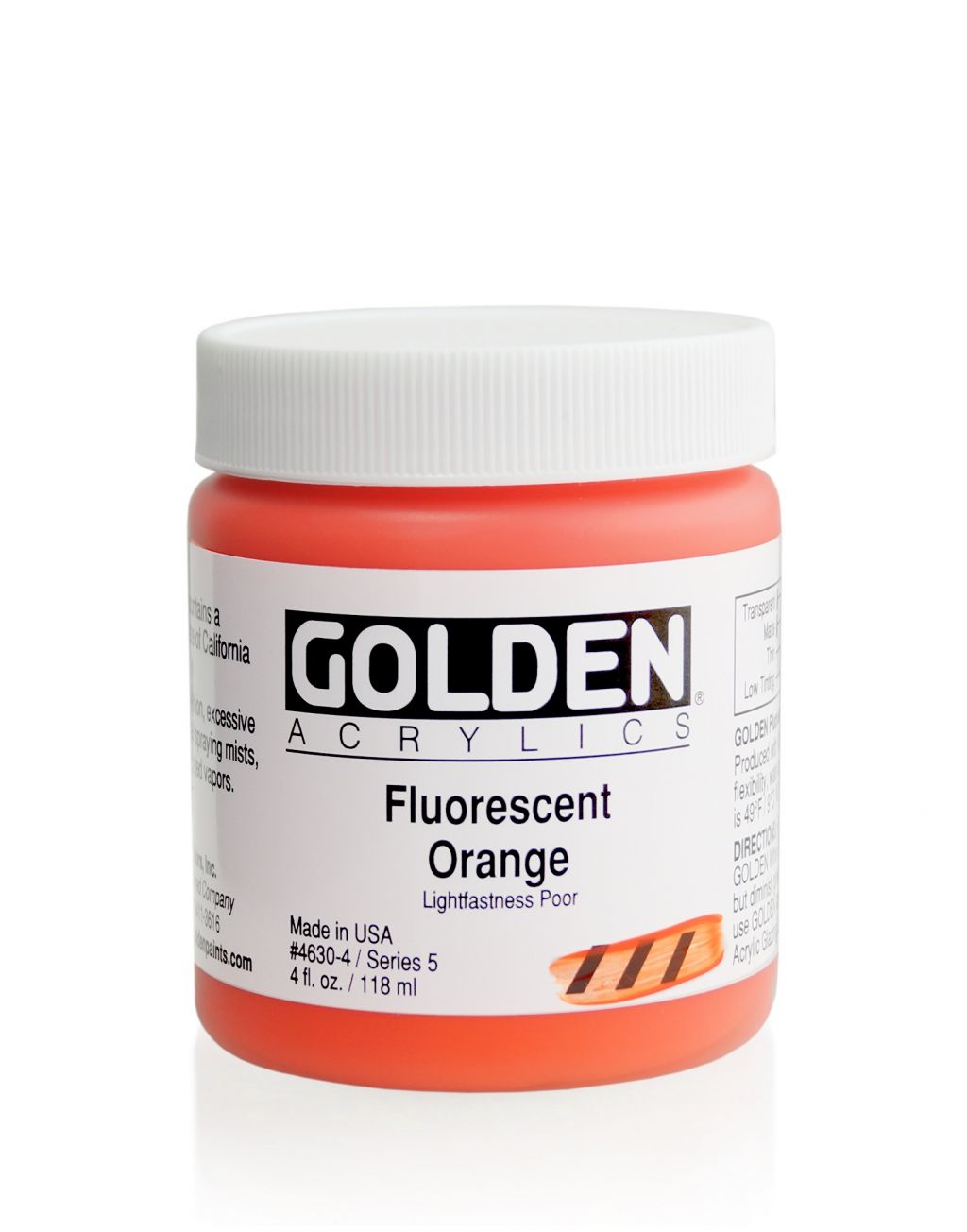 Golden FLUORESCENT COLORS, Fluorescent Orange