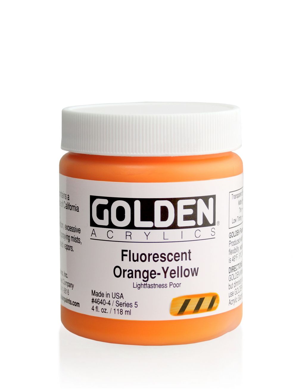 Golden FLUORESCENT COLORS, Fluorescent Orange Yellow