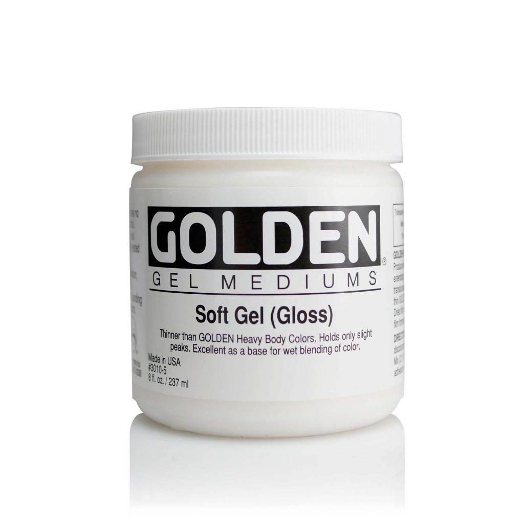 Golden gel MEDIUMS, měkký gel (lesk)