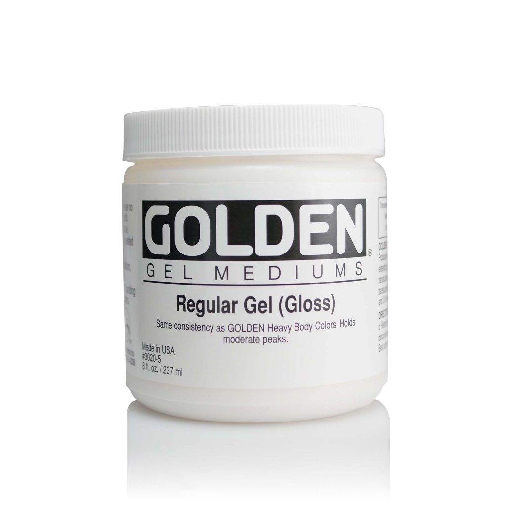 Golden gel MEDIUMS, Regular gel (lesk)