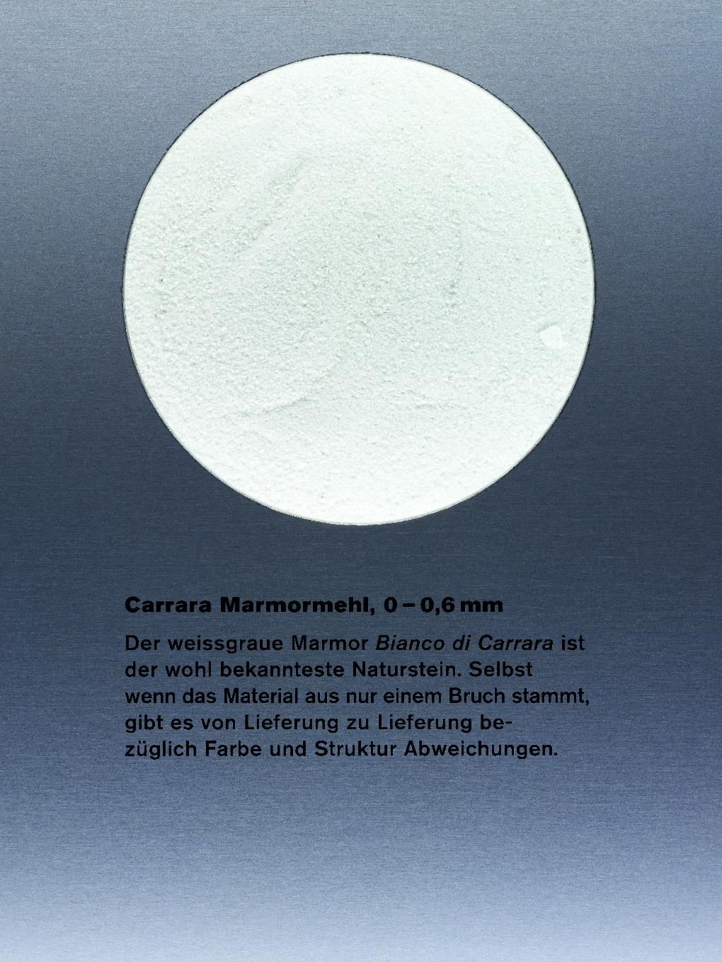 Carrara bílá, prášek