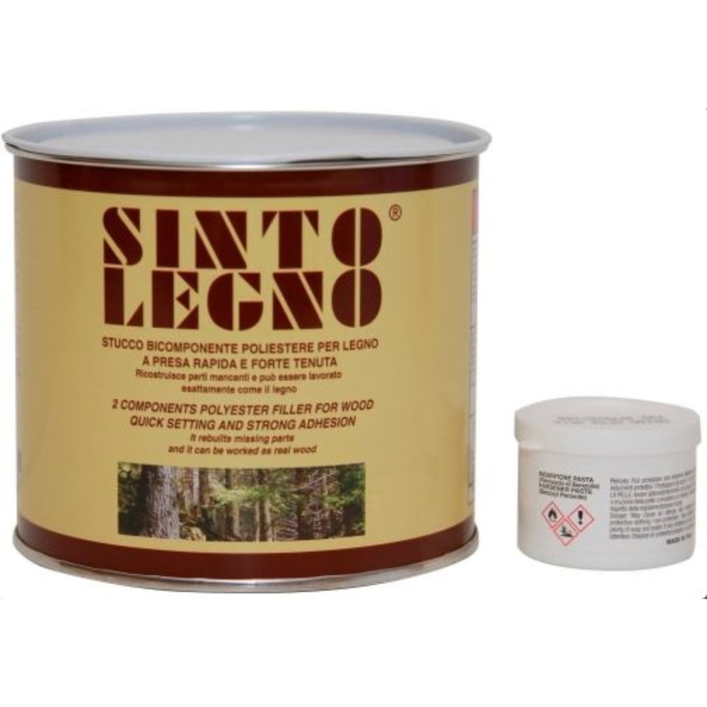 SINTOLEGNO CLEAR-DARK (balení 750 ml) s tvrdidlem - polyesterový tmel na dřevo