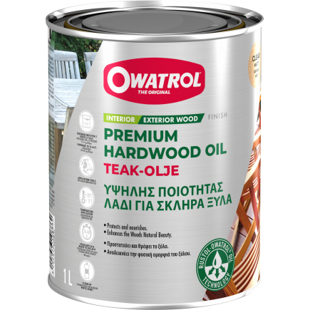 OWATROL TEAK-OLJE - hluboce penetrační teakový olej, 1 l