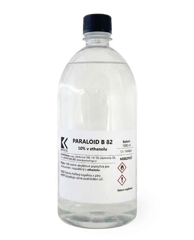 Paraloid B 82 v ethanolu, 10 %