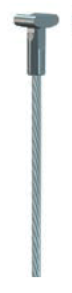 Pevný jezdec Solid Slider - ocel.lanko 2mm; 250 cm
