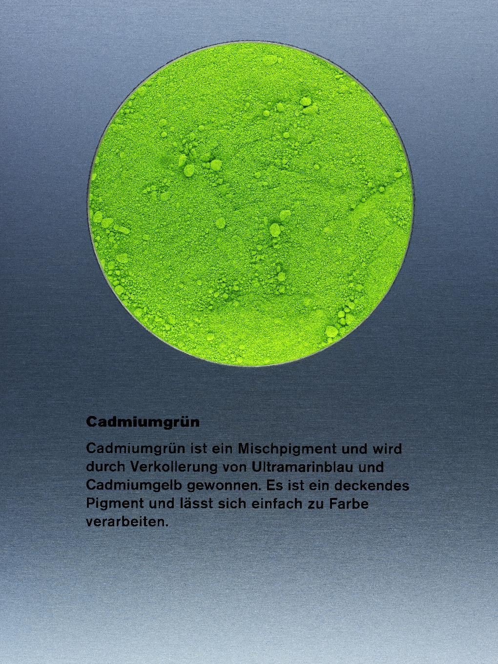 Kadmiová zelená, tmavá, 100 g