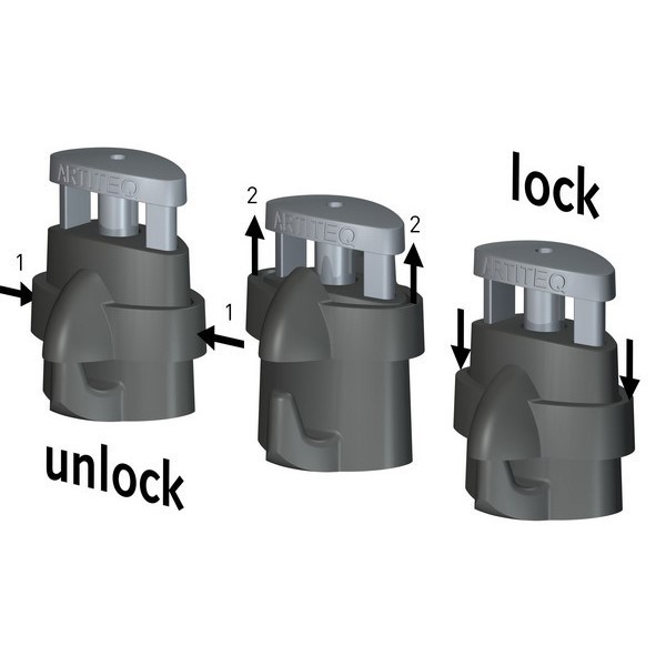 Rychloposunovací hák Micro Grip Lock - 20 kg