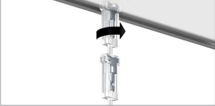 Jezdec TwisterQ2FIX + perlon 2mm; 100 cm